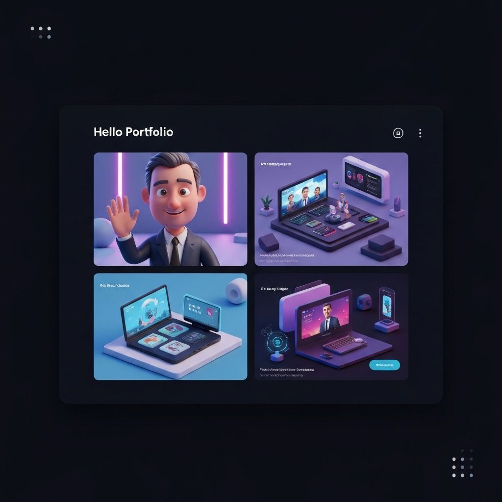 Advance 3D Animated Portfolio